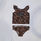 BLOOPER KIDS: Monogrammed Kids Ruffle Tankini