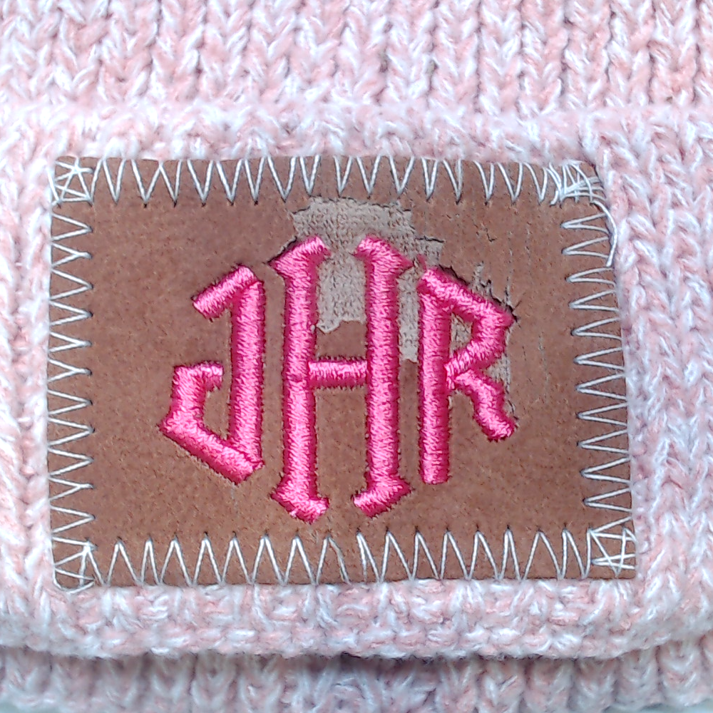 BLOOPER ACCESSORY: Monogrammed Beanie