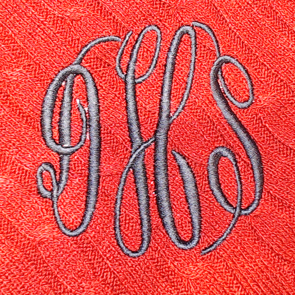 BLOOPER CLOTHING: Monogrammed Poncho