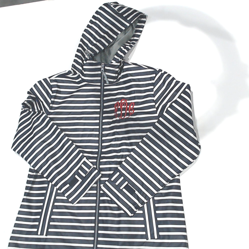 BLOOPER CLOTHING: Monogrammed New England Rain Jacket