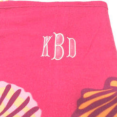 BLOOPER SWIM: Monogrammed Beach Towel