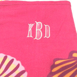 BLOOPER SWIM: Monogrammed Beach Towel