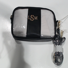 BLOOPER BAG: Monogrammed Clear Stadium Crossbody Bag