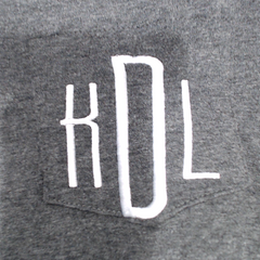 BLOOPER CLOTHING: Monogrammed T-Shirt Dress