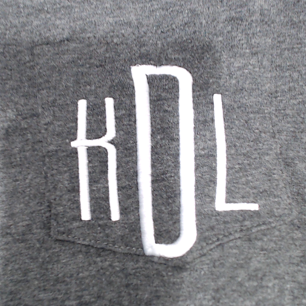 BLOOPER CLOTHING: Monogrammed T-Shirt Dress