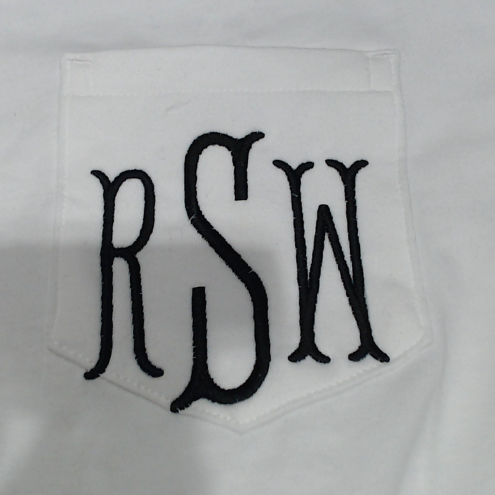 BLOOPER CLOTHING: Monogrammed Short Sleeve Shirt