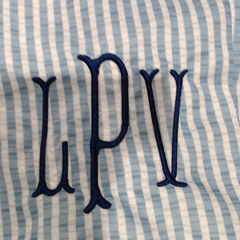 BLOOPER KIDS: Monogrammed Boys Swim Trunks
