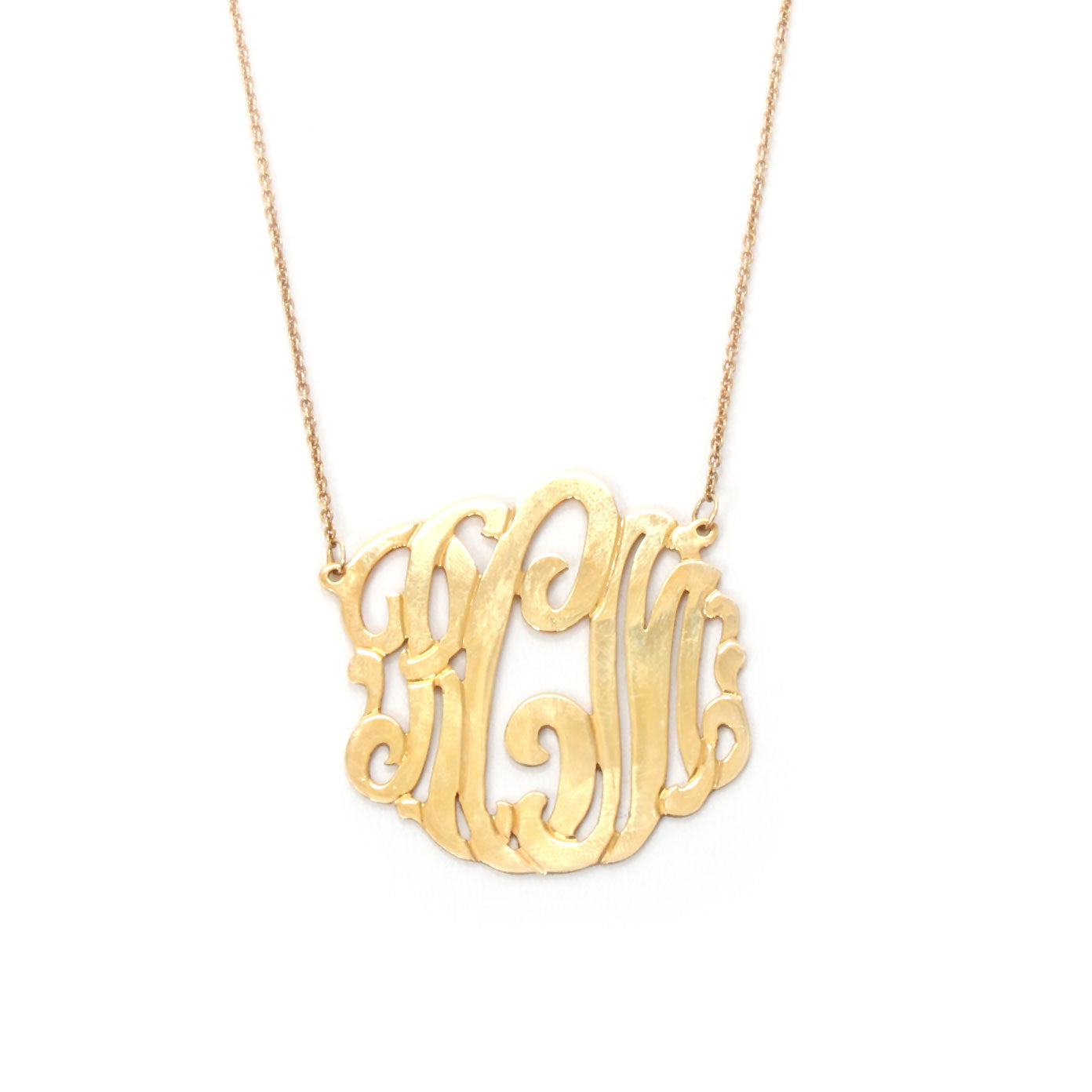 Medium 14k custom personal necklace