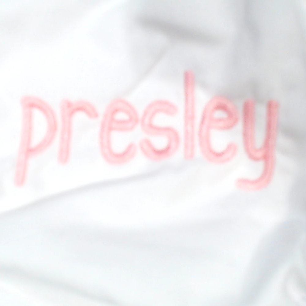 BLOOPER KIDS: Monogrammed White Eyelet Baby Bloomers