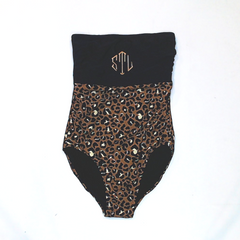 BLOOPER SWIM: Monogrammed One Piece Bathing  Suit