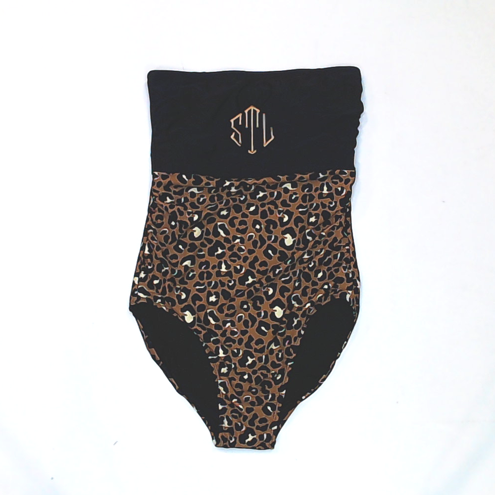 BLOOPER SWIM: Monogrammed One Piece Bathing  Suit