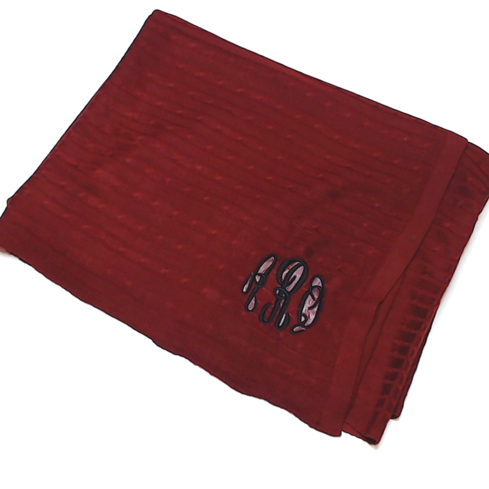 BLOOPER CLOTHING: Monogrammed Poncho
