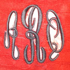 BLOOPER CLOTHING: Monogrammed Poncho