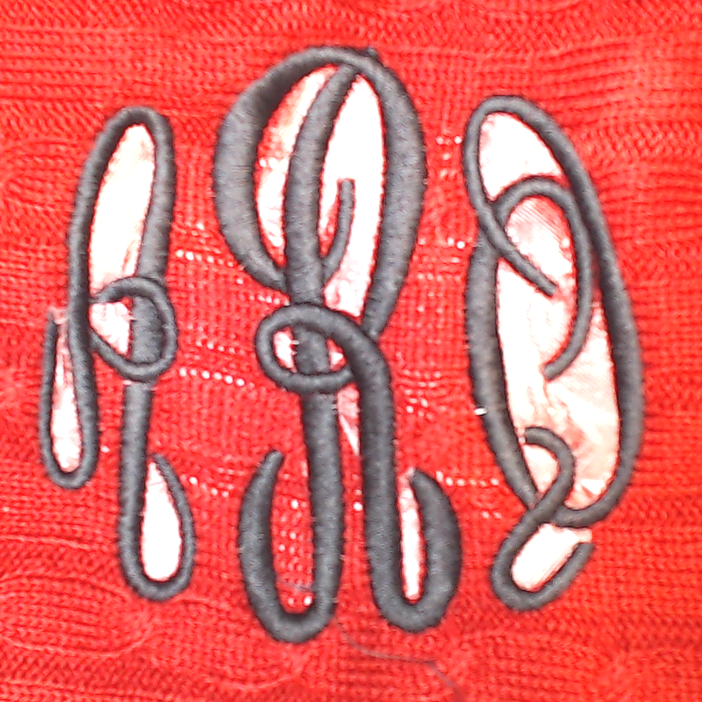 BLOOPER CLOTHING: Monogrammed Poncho