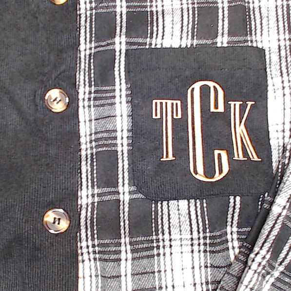 BLOOPER CLOTHING: Monogrammed Shirt Jacket