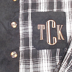 BLOOPER CLOTHING: Monogrammed Shirt Jacket