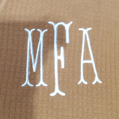 BLOOPER CLOTHING: Monogrammed Waffle Shirt