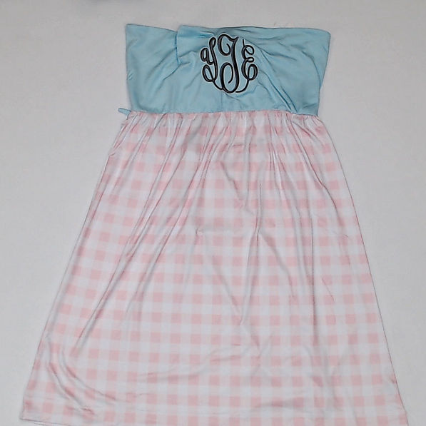 BLOOPER SWIM: Monogrammed Beach Cover Up