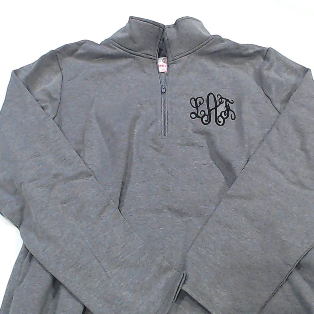 BLOOPER CLOTHING: Monogrammed Pullover Sweatshirt