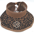 BLOOPER ACCESSORY: Monogrammed Packable Straw Visor