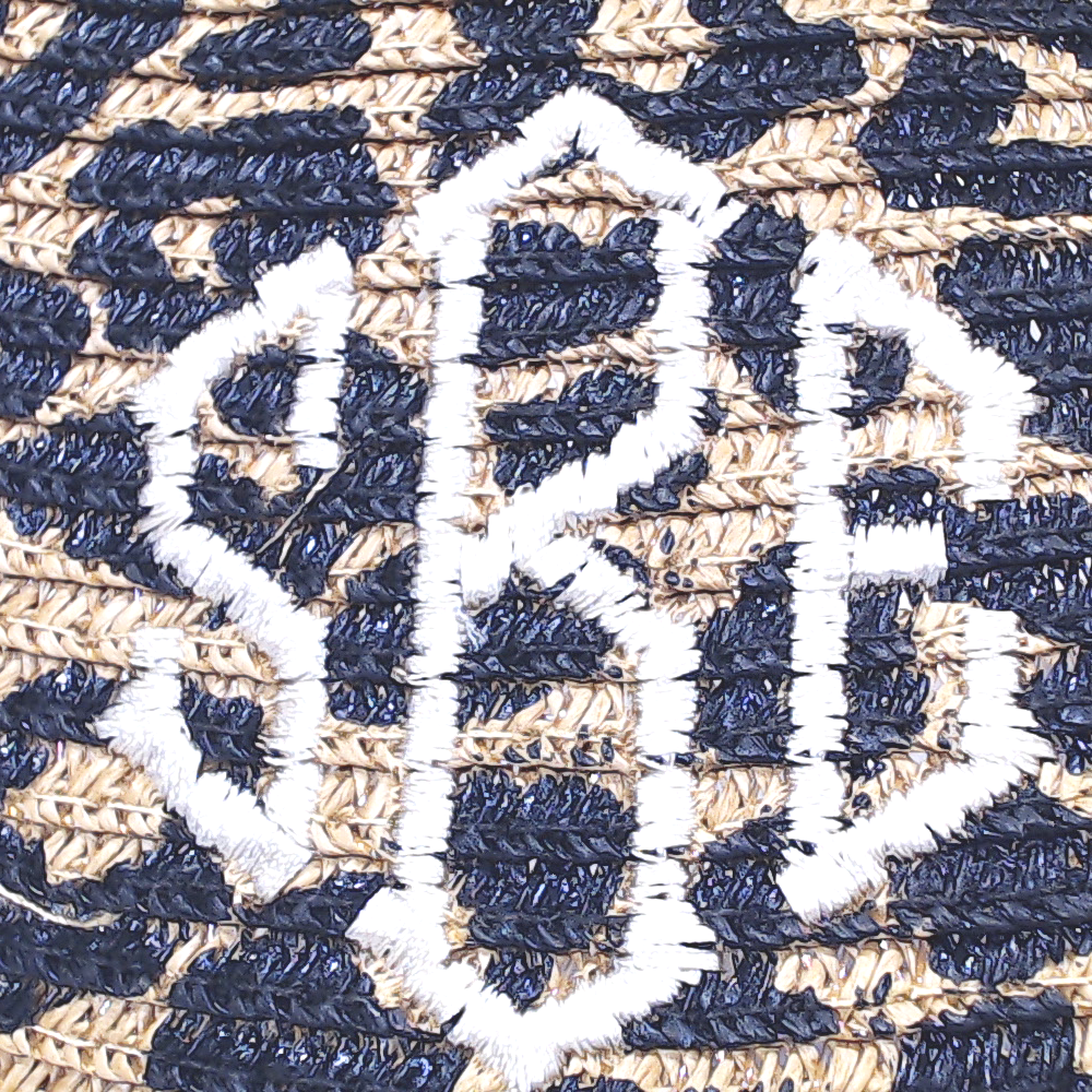 BLOOPER ACCESSORY: Monogrammed Packable Straw Visor