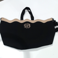 BLOOPER BAG: Monogrammed Wavy Top Weekender