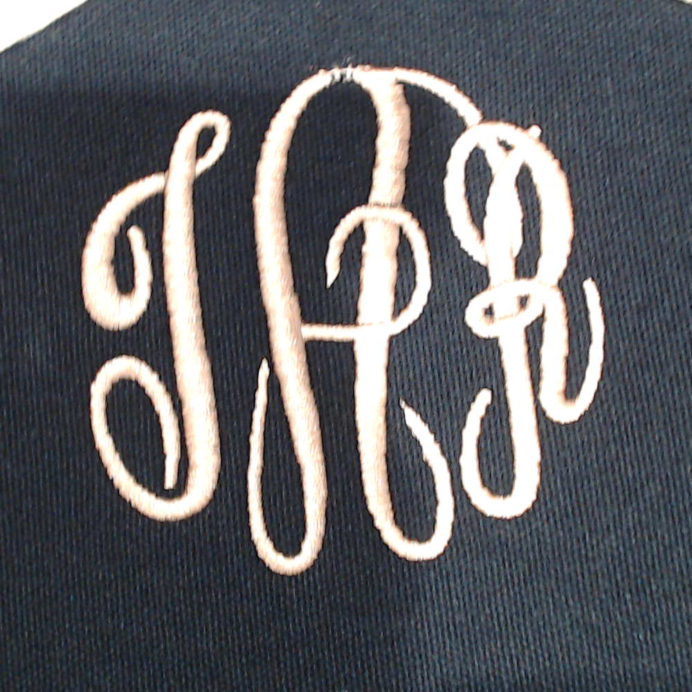BLOOPER BAG: Monogrammed Wavy Top Weekender