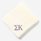 Sigma Kappa Plush Blanket | Ivory
