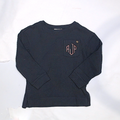 BLOOPER KIDS: Monogrammed Kids Waffle Crewneck Sweatshirt