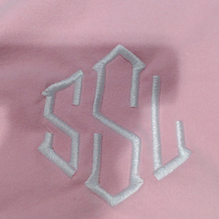 BLOOPER CLOTHING: Monogrammed Sequin Hearts Sweatshirt