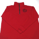 BLOOPER CLOTHING: Monogrammed Quarter Zip Sweatshirt