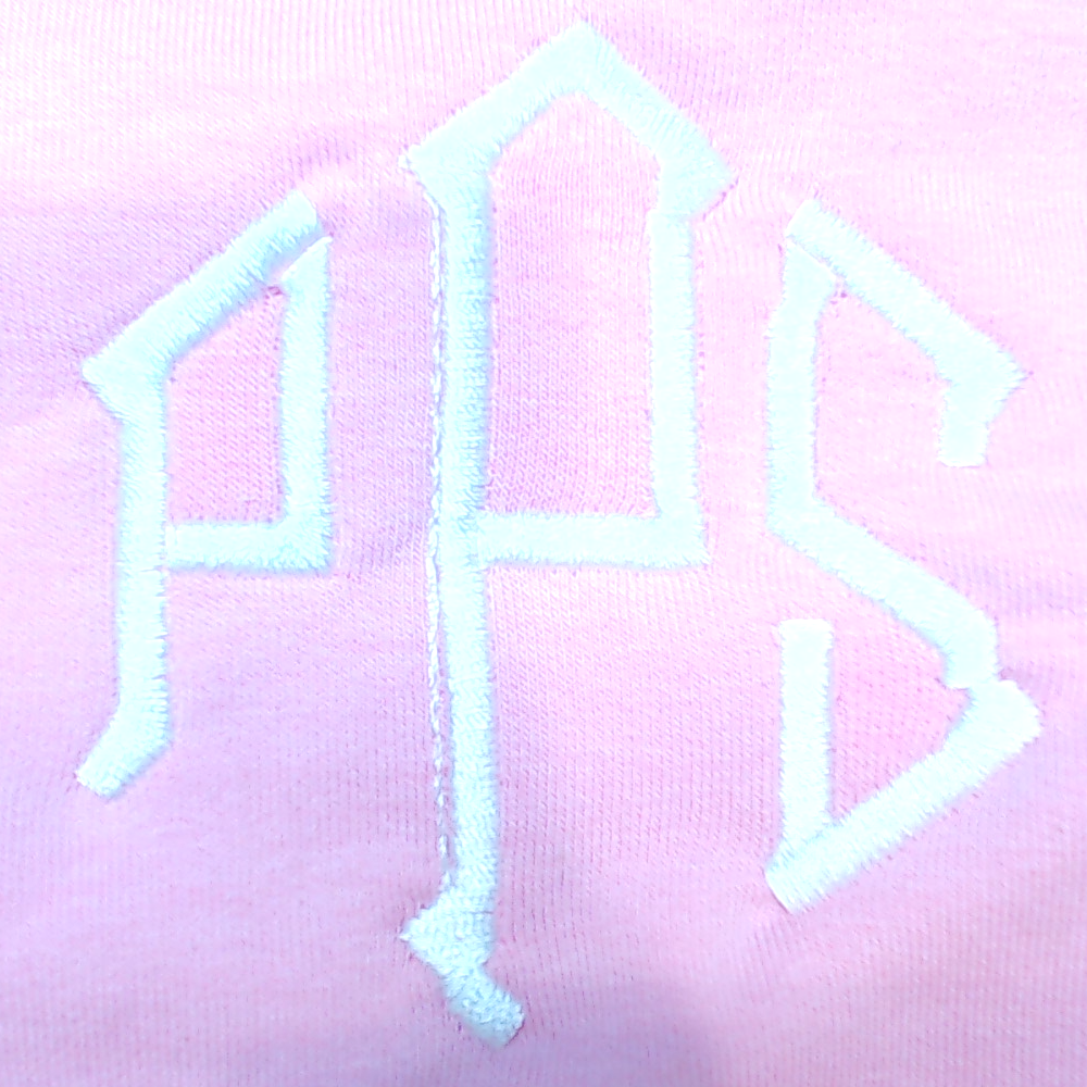 BLOOPER CLOTHING: Monogrammed Quarter Zip Sweatshirt