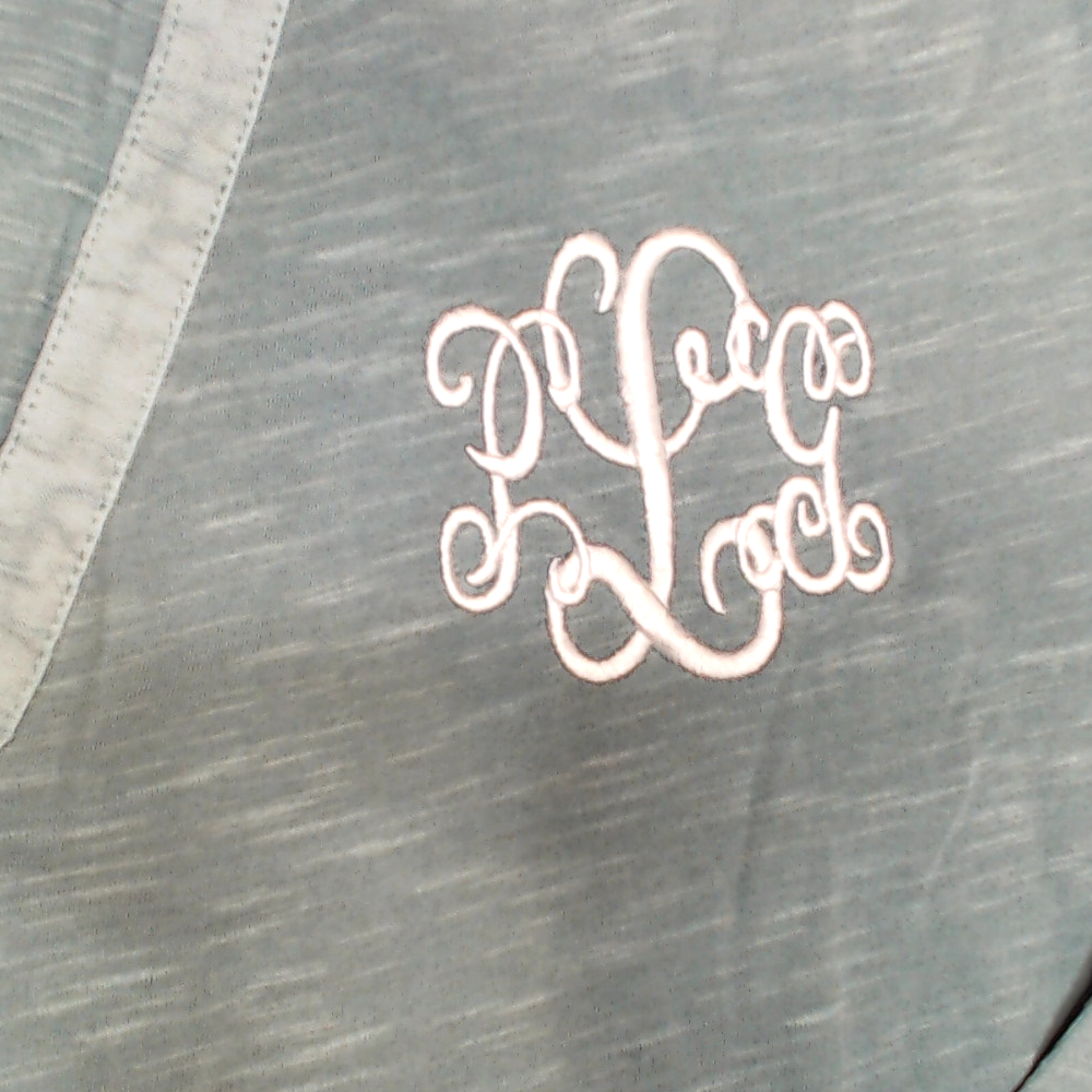 BLOOPER CLOTHING: Monogrammed Henley