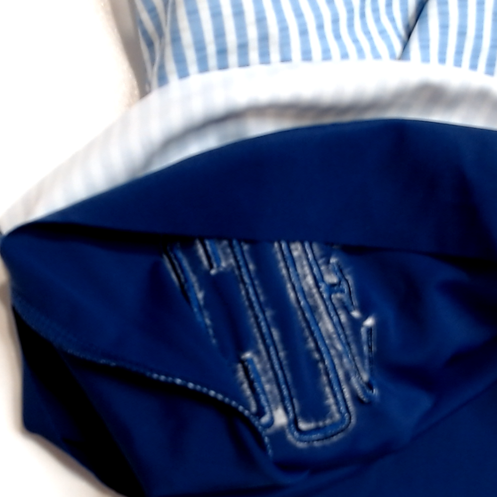 BLOOPER SWIM: Monogrammed Ruched Tankini