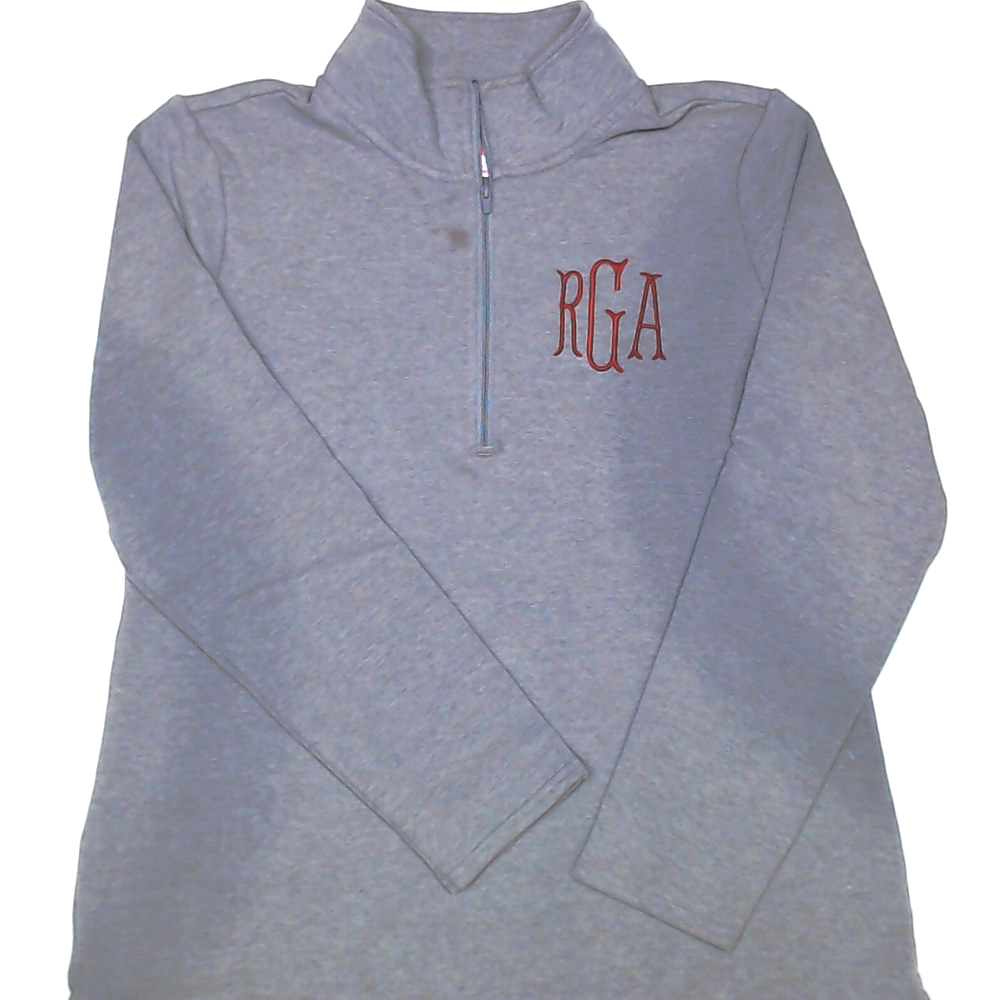 BLOOPER CLOTHING: Monogrammed Pullover Sweatshirt