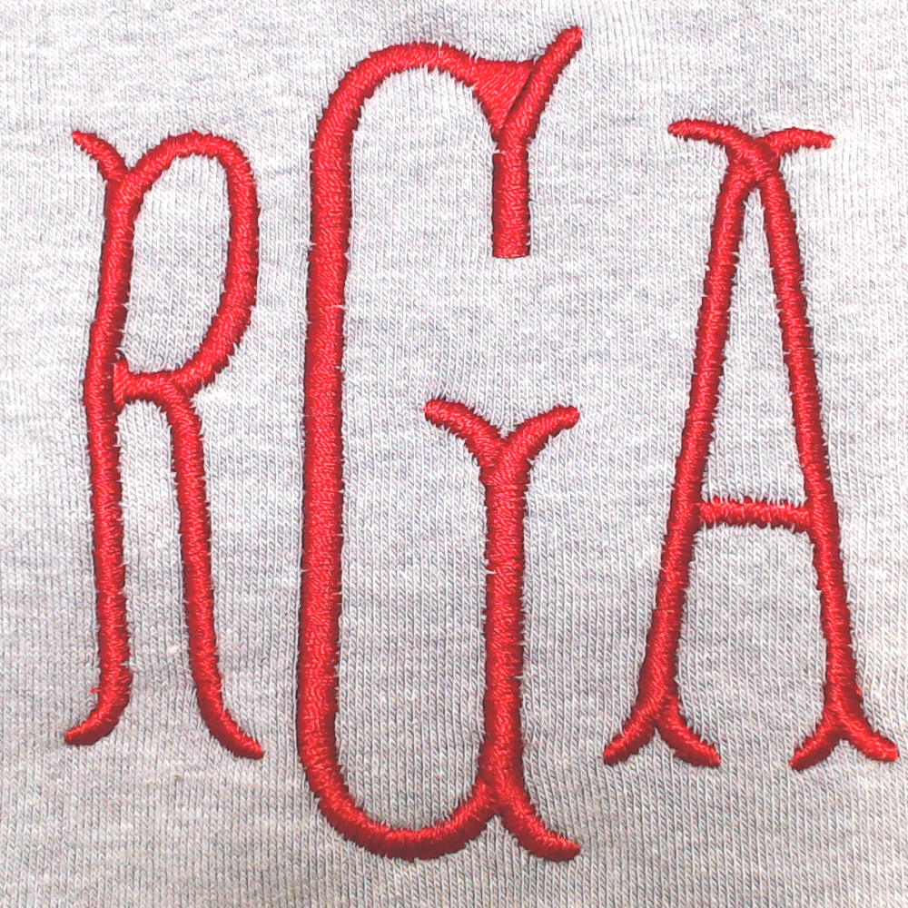 BLOOPER CLOTHING: Monogrammed Pullover Sweatshirt