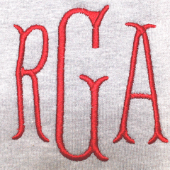 BLOOPER CLOTHING: Monogrammed Pullover Sweatshirt