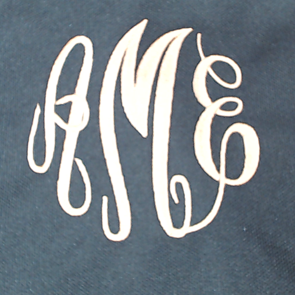 BLOOPER BAG: Monogrammed Tote Bag
