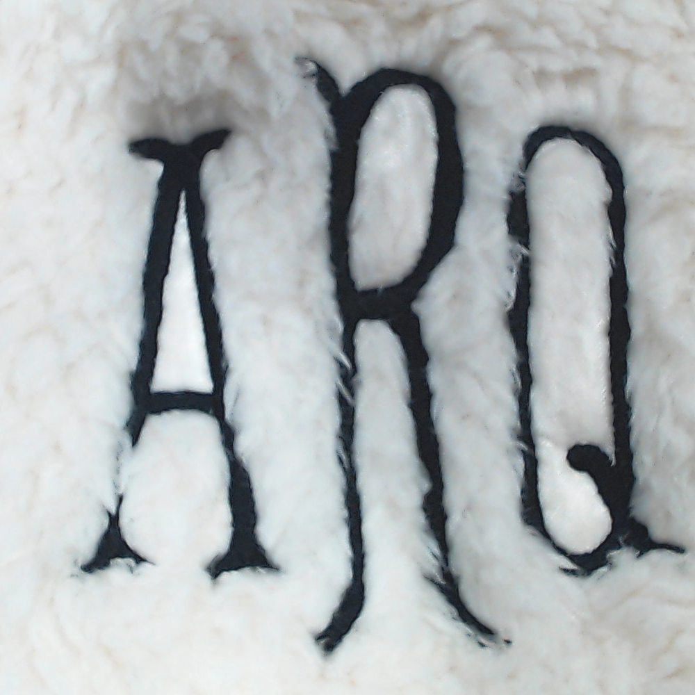 BLOOPER CLOTHING: Monogrammed Oversized Sherpa Vest