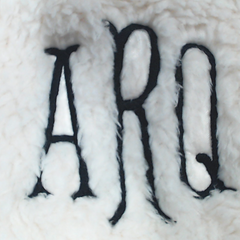 BLOOPER CLOTHING: Monogrammed Oversized Sherpa Vest