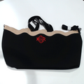 BLOOPER BAG: Monogrammed Wavy Top Weekender