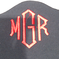 BLOOPER BAG: Monogrammed Wavy Top Weekender