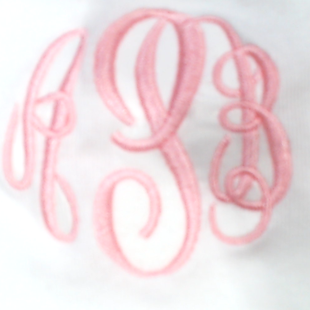 BLOOPER KIDS: Monogrammed Toddler Flutter Sleeve Top