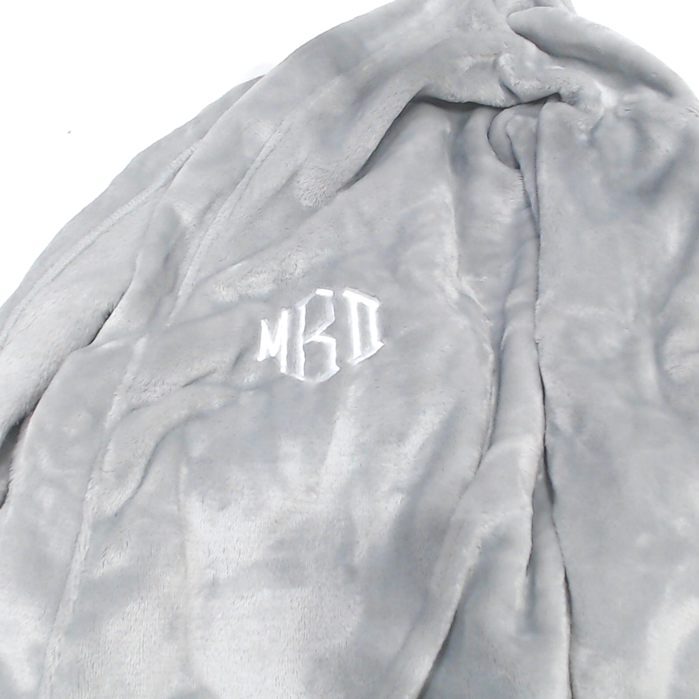 BLOOPER CLOTHING: Monogrammed Full Length Plush Robe