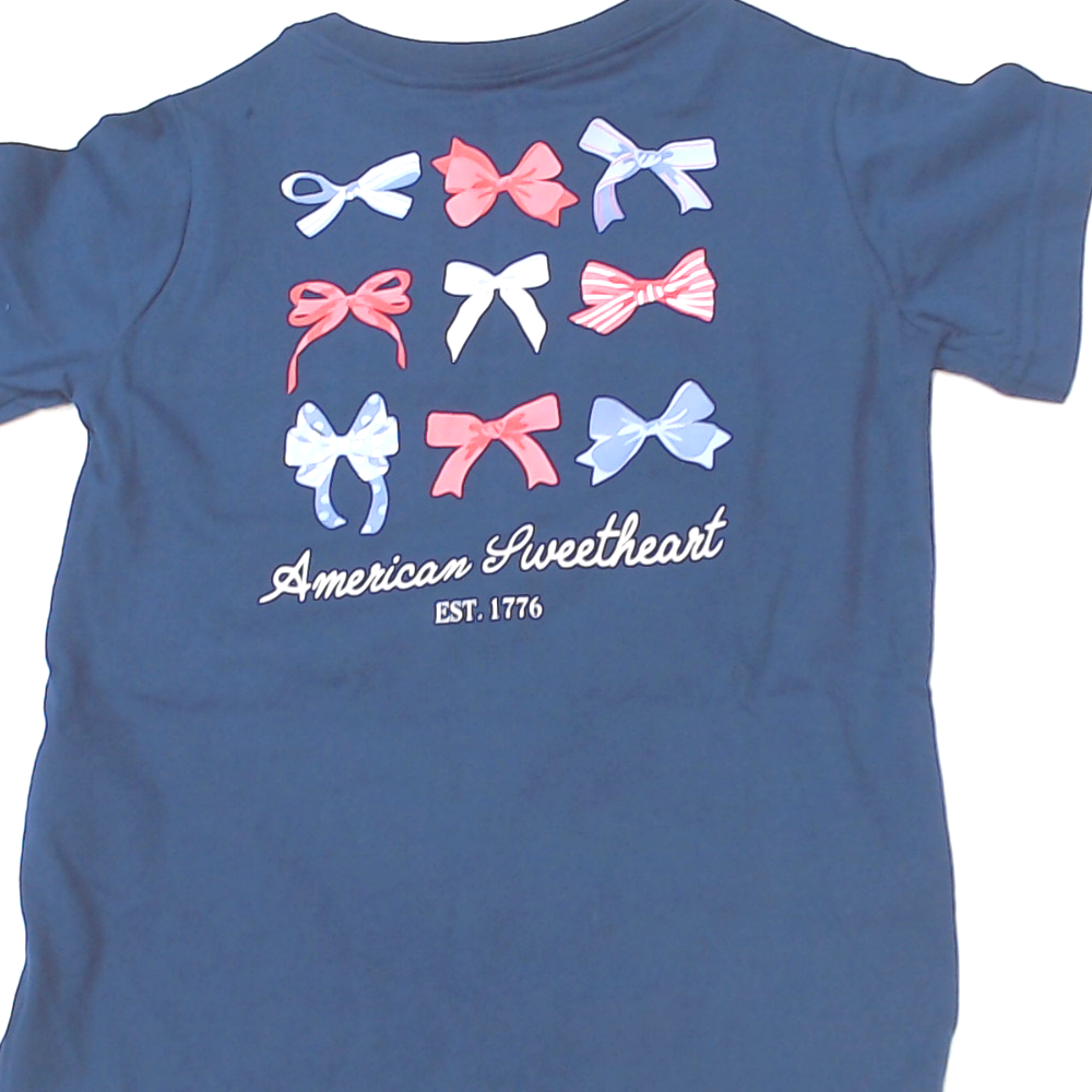 BLOOPER CLOTHING: Monogrammed Kids America T-Shirt