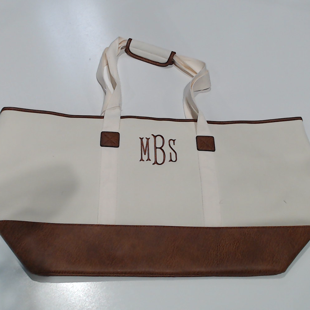 BLOOPER BAG: Monogrammed Extra Large Tote Bag