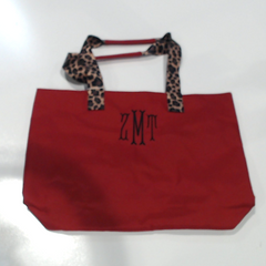 BLOOPER BAG: Monogrammed Tote Bag