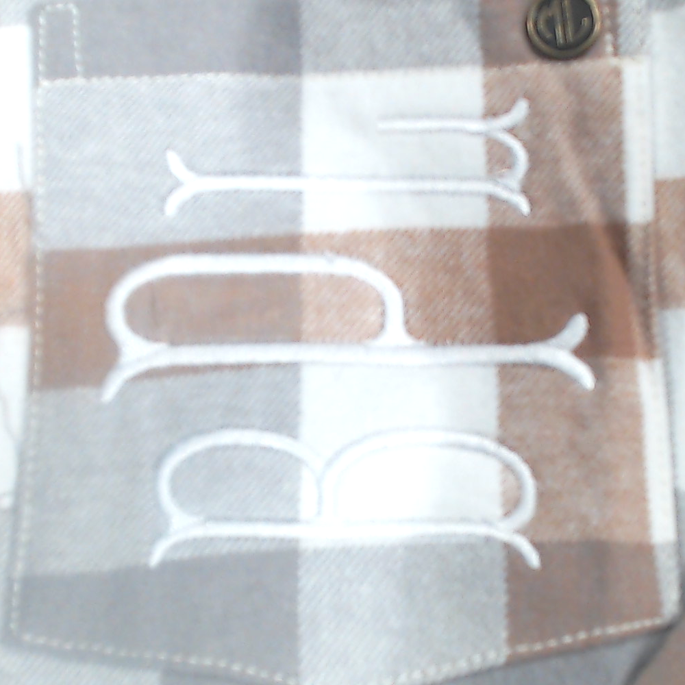 BLOOPER CLOTHING: Monogrammed Plaid Layering Tunic