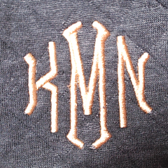 BLOOPER KIDS: Monogrammed Kids Quilted Pullover Tunic