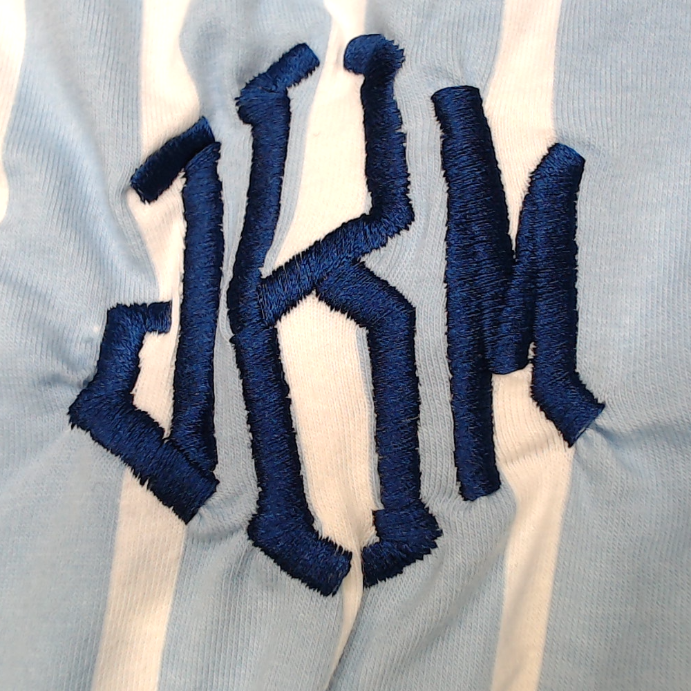 BLOOPER CLOTHING: Monogrammed Ruffle Pajama Top